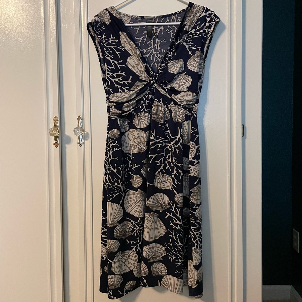 Sea shell coral pull over dress.